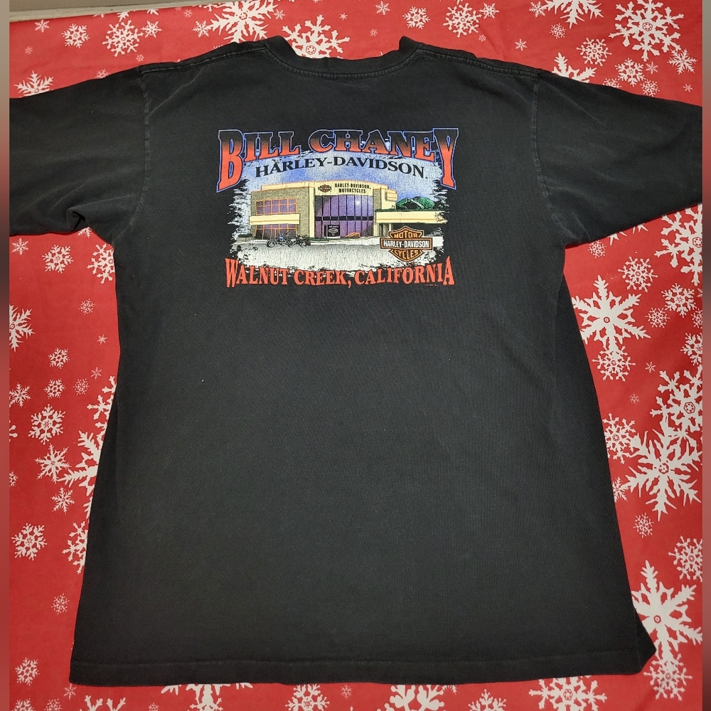 1997 Harley Walnut Creek California Pocket Tee Single Stiched